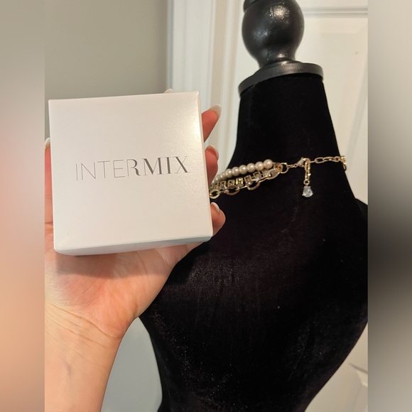 Intermix Triple Layer Necklace - Picture 2 of 5